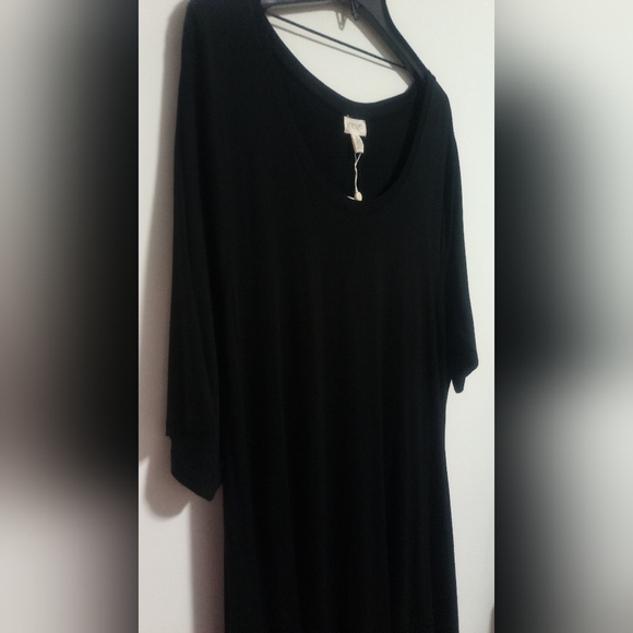 New Black A-Line Dress / Size 2X - Picture 3 of 8